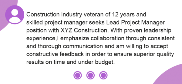 6 resumeobjective examples 3 600x277